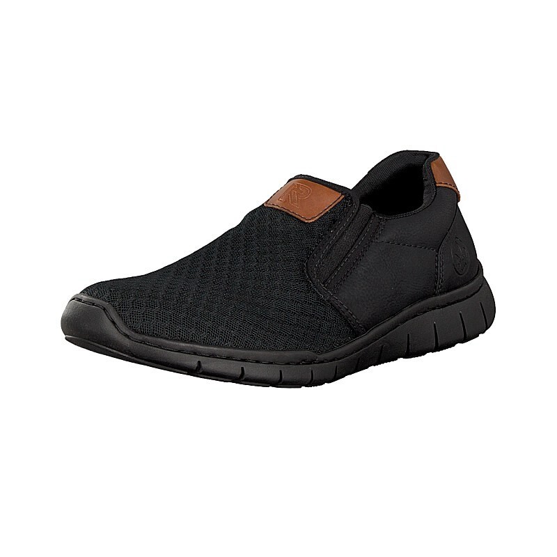 Slip On Rieker B8763-00 Para Homem - Pretas